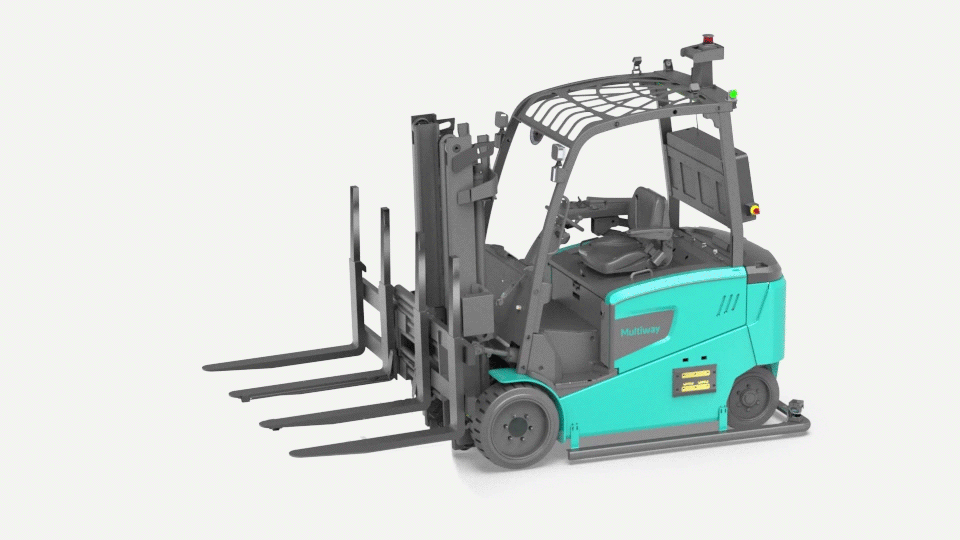 尊龙凯时E系列平衡重智能无人叉车 尊龙凯时E系列平衡重智能无人叉车