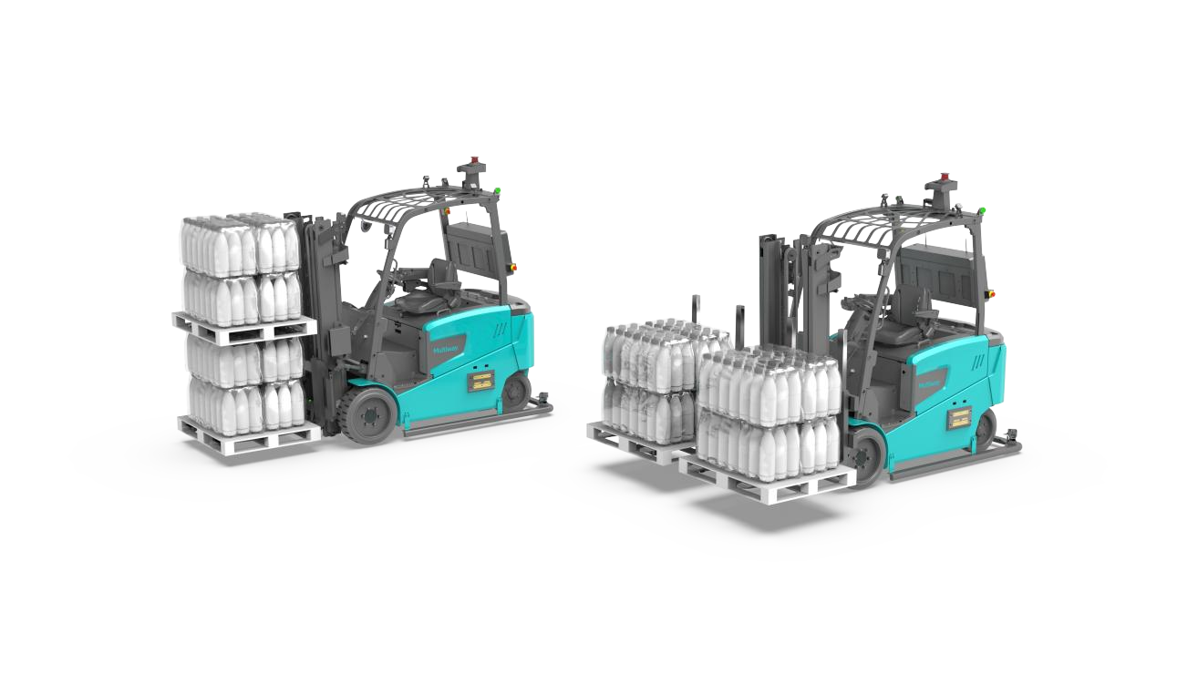 尊龙凯时大吨位平衡重智能无人叉车 尊龙凯时大吨位平衡重智能无人叉车