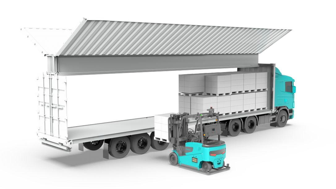 尊龙凯时E系列平衡重智能无人叉车 尊龙凯时E系列平衡重智能无人叉车